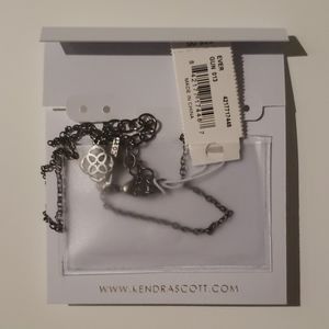 Kendra Scott Jewelry - Ever Gunmetal Pendant Necklace in Black Drusy Kendra Scott Jewelry - Ever Gunmetal Pendant Necklace in Black Drusy
